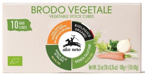 BULION - KOSTKI WARZYWNE BIO (10 x 10 g) 100 g - ALCE NERO BULION - KOSTKI WARZYWNE BIO (10 x 10 g) 100 g - ALCE NERO