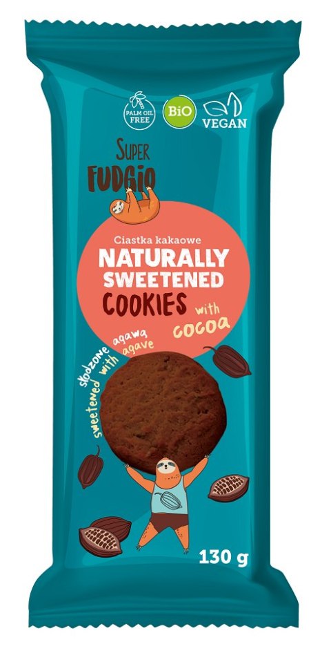 CIASTKA KAKAOWE SŁODZONE AGAWĄ BIO 130 g - ME GUSTO (SUPER FUDGIO) CIASTKA KAKAOWE SŁODZONE AGAWĄ BIO 130 g - ME GUSTO (SUPER FUDGIO)