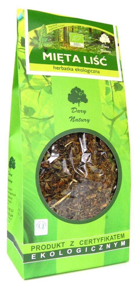 HERBATKA LIŚĆ MIĘTY BIO 100 g - DARY NATURY HERBATKA LIŚĆ MIĘTY BIO 100 g - DARY NATURY