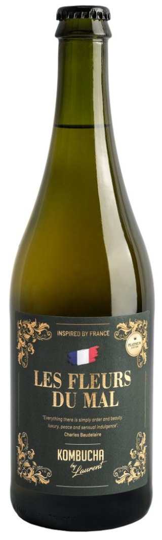 KOMBUCHA O SMAKU LAWENDY I ROZMARYNU (CHARLES BAUDELAIRE) BIO 750 ml - KOMBUCHA BY LAURENT (PLATINIUM)