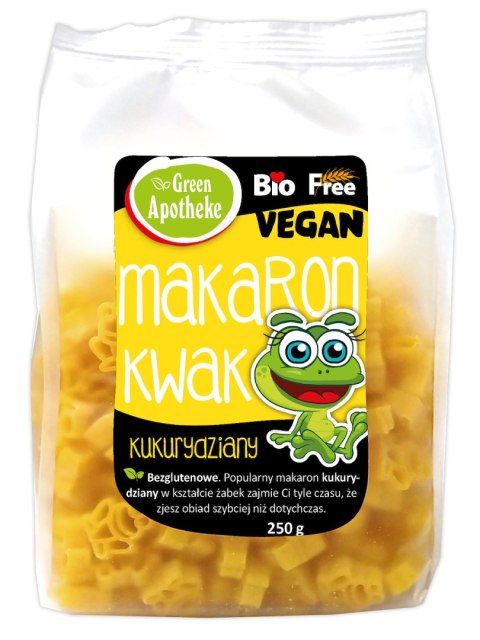 MAKARON (KUKURYDZIANY) DLA DZIECI ŻABKI BEZGLUTENOWY BIO 250 g - APOTHEKE MAKARON (KUKURYDZIANY) DLA DZIECI ŻABKI BEZGLUTENOWY BIO 250 g - APOTHEKE