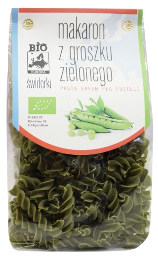 MAKARON PROTEINOWY Z GROSZKU ZIELONEGO ŚWIDERKI BIO 250 g - BIO PLANET