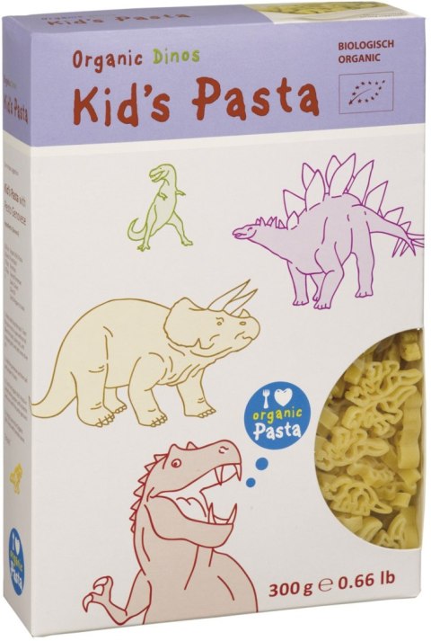 MAKARON (SEMOLINOWY) DLA DZIECI DINOZAURY BIO 300 g - ALB-GOLD (KID'S PASTA) MAKARON (SEMOLINOWY) DLA DZIECI DINOZAURY BIO 300 g - ALB-GOLD (KID'S PASTA)