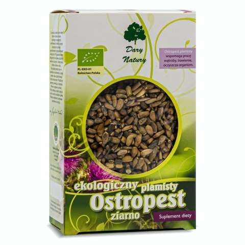 OSTROPEST PLAMISTY ZIARNO BIO 100 g - DARY NATURY OSTROPEST PLAMISTY ZIARNO BIO 100 g - DARY NATURY