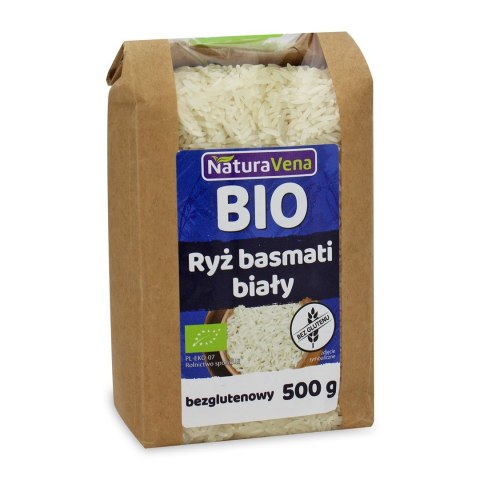 RYŻ BASMATI BIAŁY BEZGLUTENOWY BIO 500 g - NATURAVENA RYŻ BASMATI BIAŁY BEZGLUTENOWY BIO 500 g - NATURAVENA