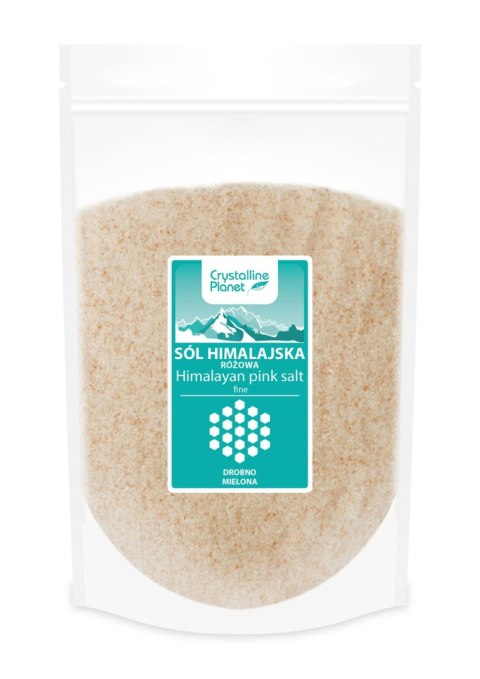 SÓL HIMALAJSKA RÓŻOWA DROBNO MIELONA 1 kg - CRYSTALLINE PLANET SÓL HIMALAJSKA RÓŻOWA DROBNO MIELONA 1 kg - CRYSTALLINE PLANET
