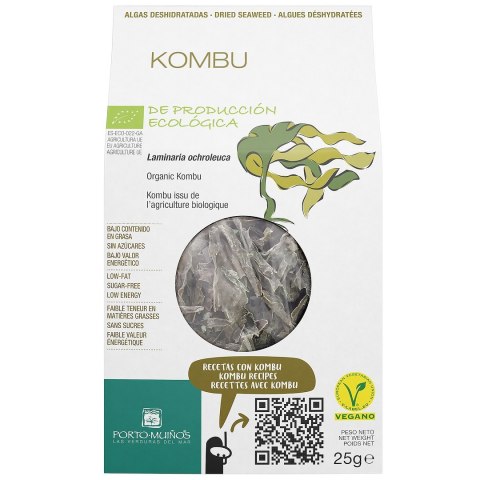 ALGI MORSKIE SUSZONE - KOMBU BIO 25 g - PORTO MUINOS ALGI MORSKIE SUSZONE - KOMBU BIO 25 g - PORTO MUINOS