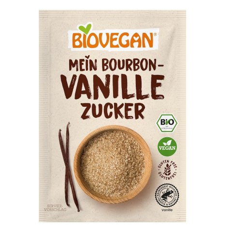 CUKIER Z WANILIĄ BOURBON BEZGLUTENOWY BIO (4 x 8 g) 32 g - BIOVEGAN CUKIER Z WANILIĄ BOURBON BEZGLUTENOWY BIO (4 x 8 g) 32 g - BIOVEGAN