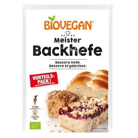 DROŻDŻE SUSZONE BEZGLUTENOWE BIO (3 x 7 g) 21 g - BIOVEGAN DROŻDŻE SUSZONE BEZGLUTENOWE BIO (3 x 7 g) 21 g - BIOVEGAN