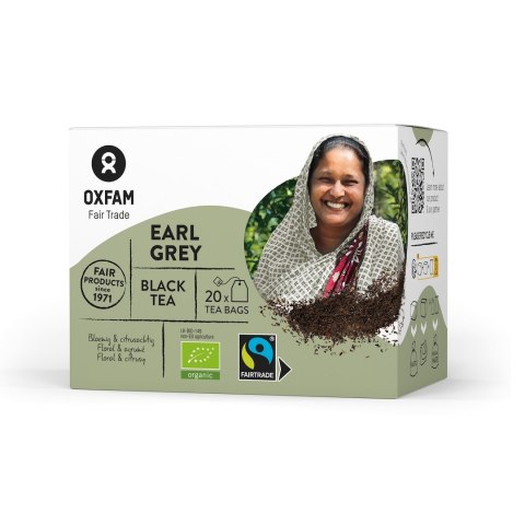 HERBATA CZARNA EARL GREY FAIR TRADE BIO (20 x 1,8 g) 36 g - OXFAM HERBATA CZARNA EARL GREY FAIR TRADE BIO (20 x 1,8 g) 36 g - OXFAM