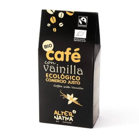 KAWA MIELONA ARABICA/ROBUSTA Z WANILIĄ FAIR TRADE BIO 125 g - ALTERNATIVA KAWA MIELONA ARABICA/ROBUSTA Z WANILIĄ FAIR TRADE BIO 125 g - ALTERNATIVA