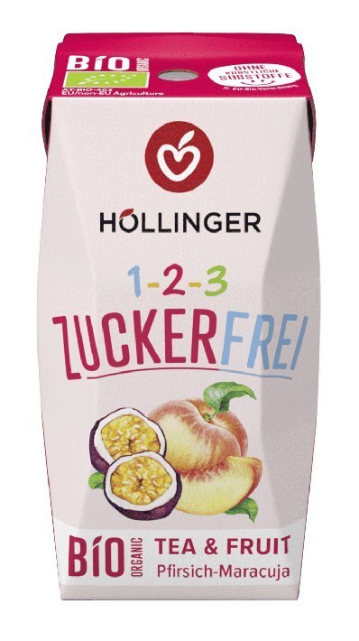NAPÓJ O SMAKU BRZOSKWINIA - MARAKUJA BEZ CUKRU BIO 200 ml - HOLLINGER NAPÓJ O SMAKU BRZOSKWINIA - MARAKUJA BEZ CUKRU BIO 200 ml - HOLLINGER