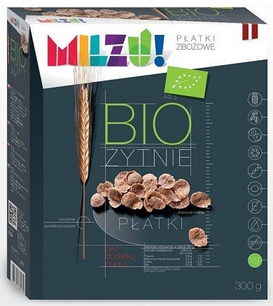 PŁATKI ŻYTNIO - OWSIANE BEZ DODATKU CUKRÓW BIO 300 g - MILZU PŁATKI ŻYTNIO - OWSIANE BEZ DODATKU CUKRÓW BIO 300 g - MILZU