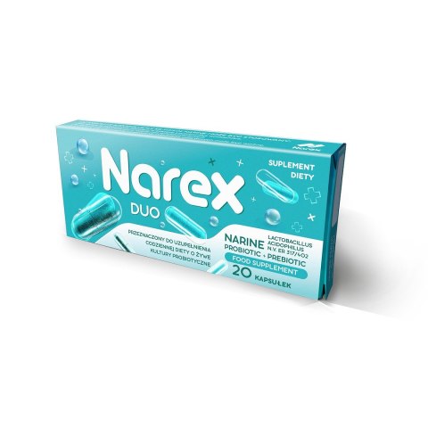 PROBIOTYK NARINE DUO 20 KAPSUŁEK - NAREX PROBIOTYK NARINE DUO 20 KAPSUŁEK - NAREX