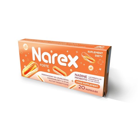 PROBIOTYK NARINE FORTE 20 KAPSUŁEK - NAREX PROBIOTYK NARINE FORTE 20 KAPSUŁEK - NAREX