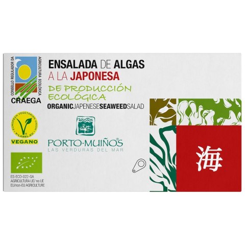 SAŁATKA Z ALG MORSKICH W SOSIE JAPOŃSKIM BIO 120 g (90 g) (PUSZKA) - PORTO MUINOS SAŁATKA Z ALG MORSKICH W SOSIE JAPOŃSKIM BIO 120 g (90 g) (PUSZKA) - PORTO MUINOS