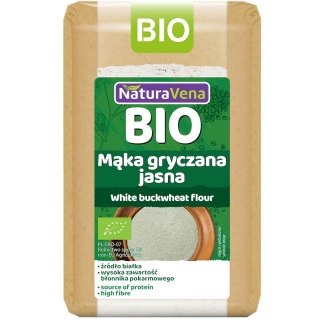 MĄKA GRYCZANA JASNA BIO 500 g - NATURAVENA