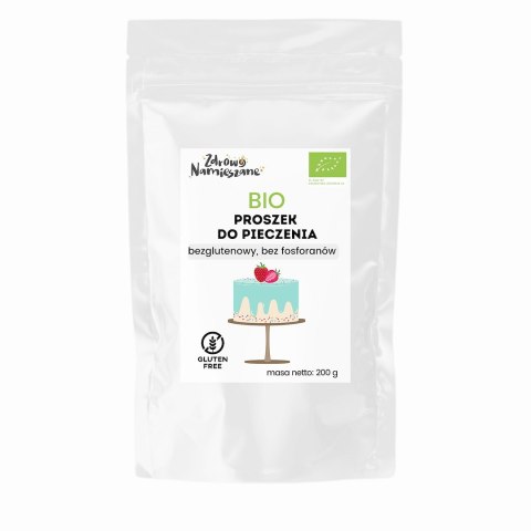 PROSZEK DO PIECZENIA BEZGLUTENOWY BIO 200 g - ZDROWO NAMIESZANE PROSZEK DO PIECZENIA BEZGLUTENOWY BIO 200 g - ZDROWO NAMIESZANE