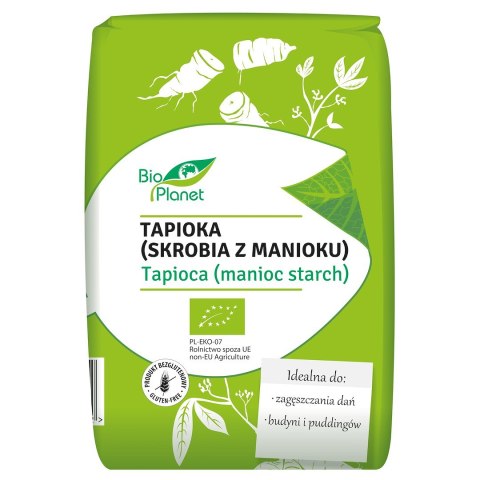 TAPIOKA (SKROBIA Z MANIOKU) BEZGLUTENOWA BIO 400 g - BIO PLANET TAPIOKA (SKROBIA Z MANIOKU) BEZGLUTENOWA BIO 400 g - BIO PLANET