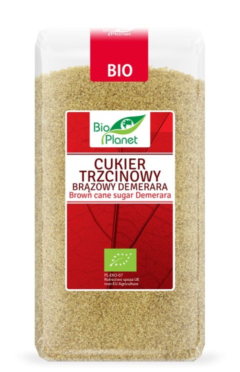 CUKIER TRZCINOWY DEMERARA BIO 500 g - BIO PLANET CUKIER TRZCINOWY DEMERARA BIO 500 g - BIO PLANET