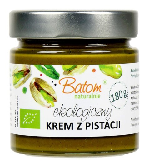 KREM Z PISTACJI 100 % BIO 180 g - BATOM KREM Z PISTACJI 100 % BIO 180 g - BATOM