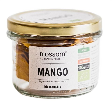 MANGO SUSZONE BEZGLUTENOWE BIO 100 g - BIOSSOM MANGO SUSZONE BEZGLUTENOWE BIO 100 g - BIOSSOM