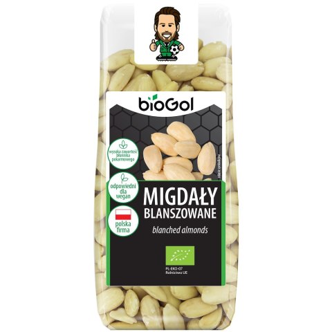MIGDAŁY BLANSZOWANE BIO 100 g - BIOGOL MIGDAŁY BLANSZOWANE BIO 100 g - BIOGOL