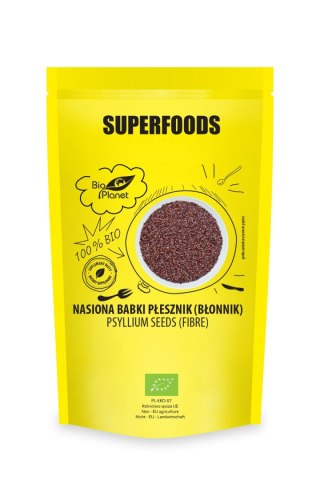 NASIONA BABKI PŁESZNIK (BŁONNIK) BIO 250 g - BIO PLANET SUPERFOODS