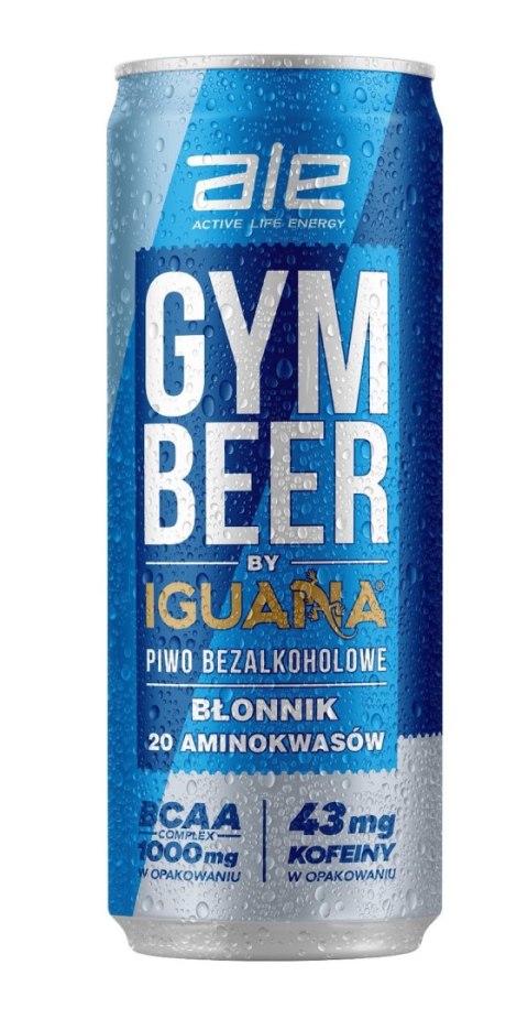 PIWO BEZALKOHOLOWE GYM BEER 330 ml - IGUANA PIWO BEZALKOHOLOWE GYM BEER 330 ml - IGUANA