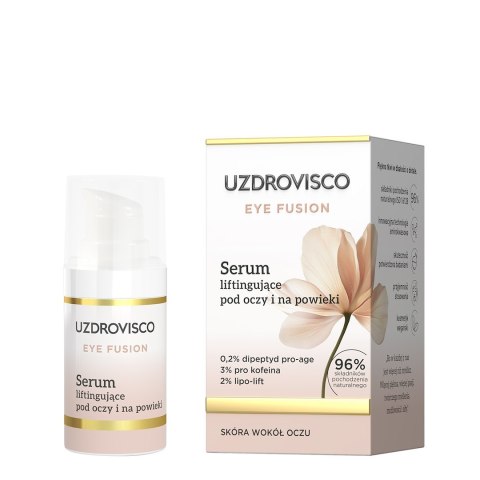 SERUM POD OCZY I NA POWIEKI LIFTINGUJĄCE 15 ml - UZDROVISCO (EYE FUSION) SERUM POD OCZY I NA POWIEKI LIFTINGUJĄCE 15 ml - UZDROVISCO (EYE FUSION)