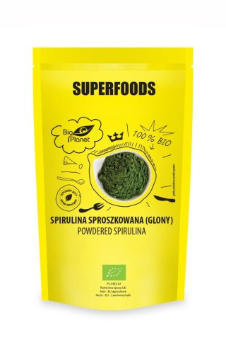 SPIRULINA SPROSZKOWANA BIO 200 g - BIO PLANET SUPERFOODS