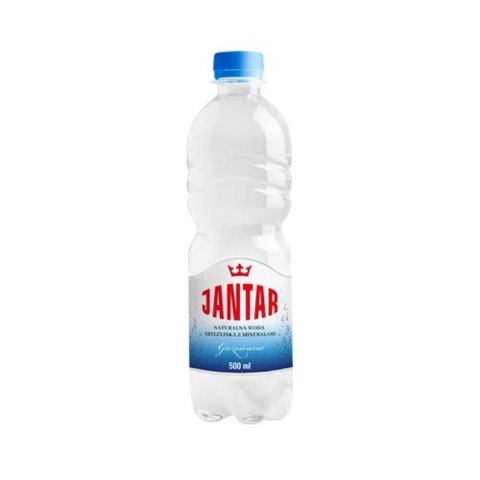 WODA ŹRÓDLANA ŚREDNIOZMINERALIZOWANA GAZOWANA 500 ml - JANTAR WODA ŹRÓDLANA ŚREDNIOZMINERALIZOWANA GAZOWANA 500 ml - JANTAR