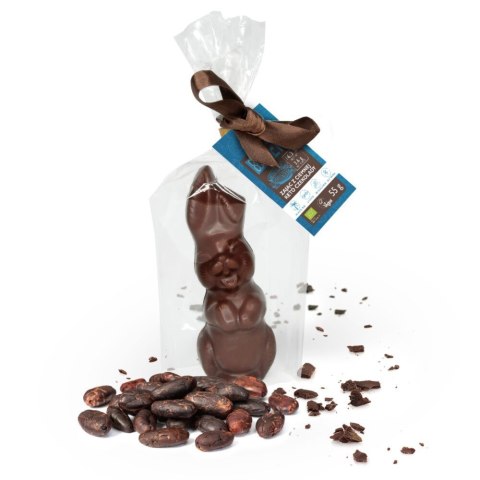 ZAJĄC Z CIEMNEJ CZEKOLADY BEZ DODATKU CUKRÓW KETO BIO 55 g - COCOA (PRODUKT SEZONOWY) ZAJĄC Z CIEMNEJ CZEKOLADY BEZ DODATKU CUKRÓW KETO BIO 55 g - COCOA (PRODUKT SEZONOWY)