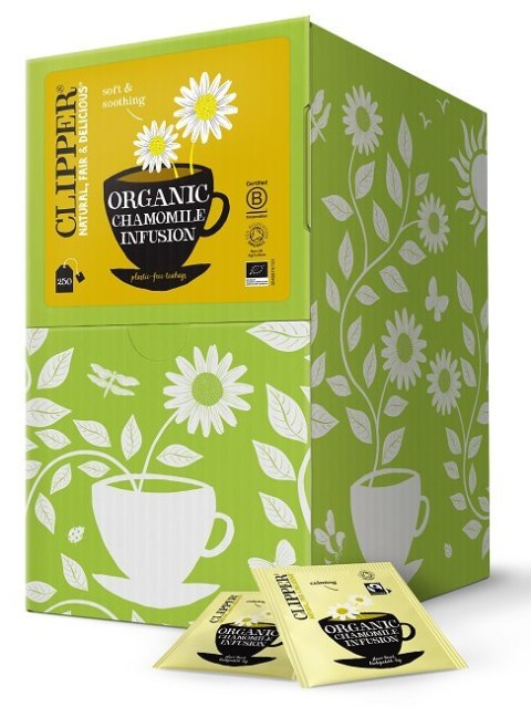 HERBATKA RUMIANKOWA FAIR TRADE BIO (250 x 1,5 g) 375 g - CLIPPER HERBATKA RUMIANKOWA FAIR TRADE BIO (250 x 1,5 g) 375 g - CLIPPER