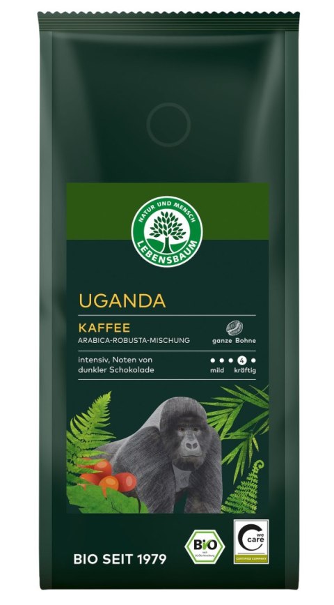 KAWA ZIARNISTA ARABICA/ROBUSTA UGANDA BIO 250 g - LEBENSBAUM KAWA ZIARNISTA ARABICA/ROBUSTA UGANDA BIO 250 g - LEBENSBAUM