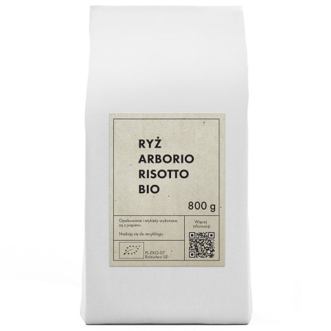 RYŻ ARBORIO RISOTTO BIO 800 g - THE PLANET RYŻ ARBORIO RISOTTO BIO 800 g - THE PLANET