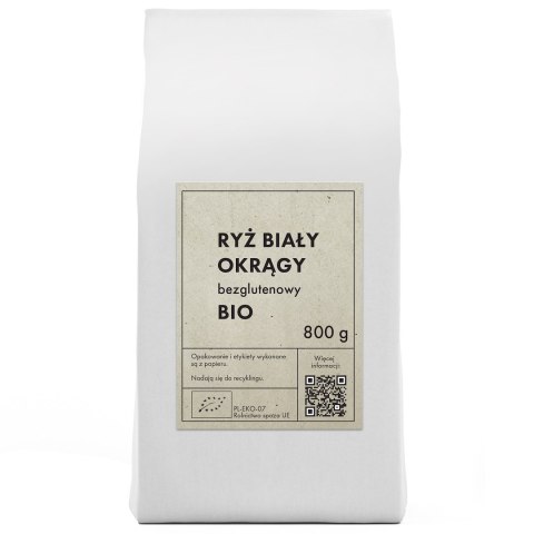 RYŻ BIAŁY OKRĄGŁY BEZGLUTENOWY BIO 800 g - THE PLANET RYŻ BIAŁY OKRĄGŁY BEZGLUTENOWY BIO 800 g - THE PLANET