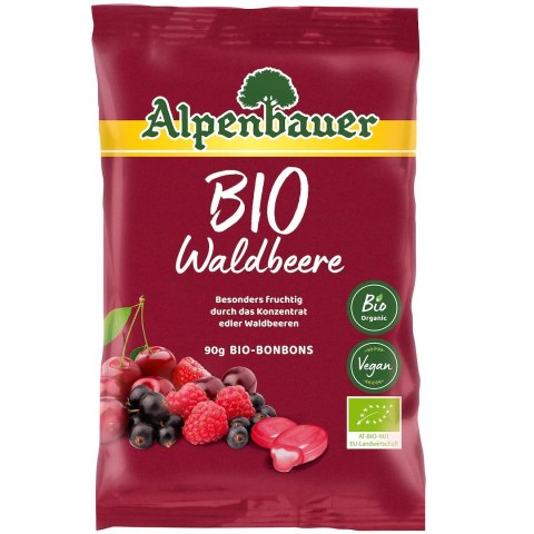 CUKIERKI Z NADZIENIEM O SMAKU OWOCÓW LEŚNYCH BIO 90 g - ALPENBAUER CUKIERKI Z NADZIENIEM O SMAKU OWOCÓW LEŚNYCH BIO 90 g - ALPENBAUER