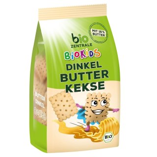 HERBATNIKI MAŚLANE ORKISZOWE DLA DZIECI BIO 125 g - BIO ZENTRALE (BIOKIDS)