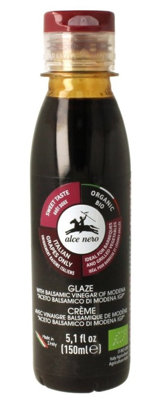 KREM NA BAZIE OCTU BALSAMICZNEGO Z MODENY (GLAZE) BIO 150 ml - ALCE NERO
