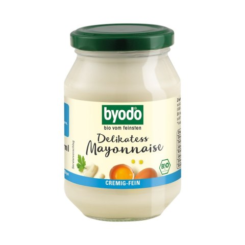 MAJONEZ JAJECZNY DELIKATNY BEZGLUTENOWY BIO 250 ml - BYODO MAJONEZ JAJECZNY DELIKATNY BEZGLUTENOWY BIO 250 ml - BYODO