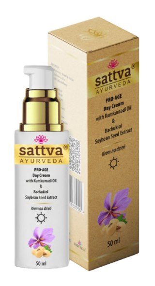 KREM DO TWARZY PRO-AGE NA DZIEŃ 50 ml - SATTVA (AYURVEDA)