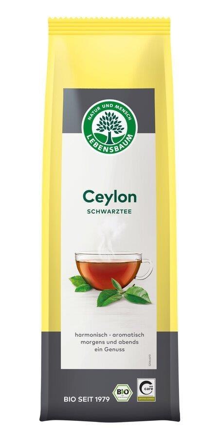HERBATA CZARNA LIŚCIASTA CEJLOŃSKA BIO 75 g - LEBENSBAUM