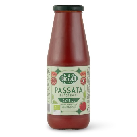 SOS POMIDOROWY PASSATA Z BAZYLIĄ BIO 680 g - LA BIO IDEA