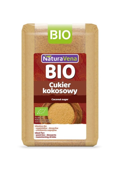 CUKIER KOKOSOWY BIO 200 g - NATURAVENA