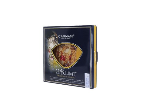 Talerz dekoracyjny - G. Klimt, Pocałunek 13x13cm