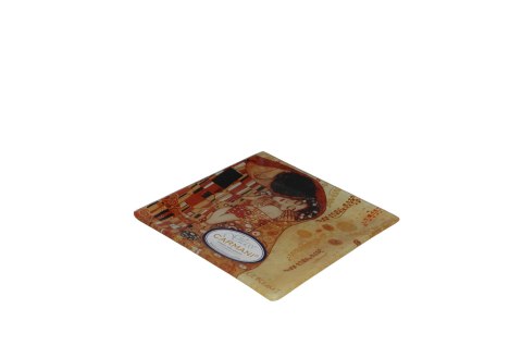 Talerz dekoracyjny - G. Klimt, Pocałunek 13x13cm