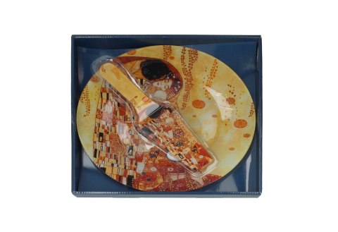 Talerz deserowy z łopatką - G. Klimt, Pocałunek śr.30cm