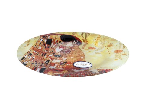 Talerz deserowy z łopatką - G. Klimt, Pocałunek śr.30cm