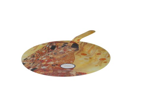 Talerz deserowy z łopatką - G. Klimt, Pocałunek śr.30cm
